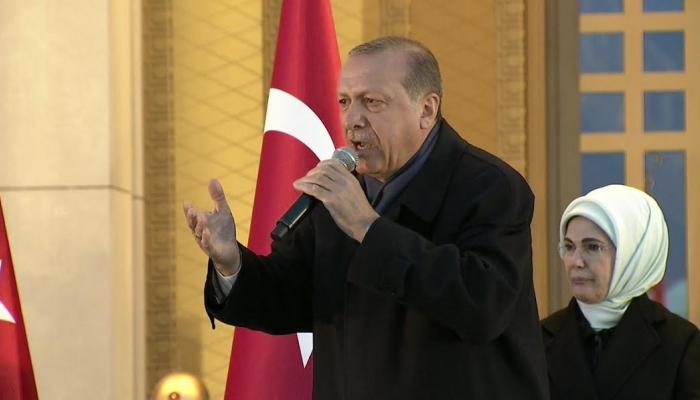 أردوغان خلال كلمته
