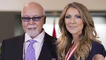 سيلين مع زوجها الراحل