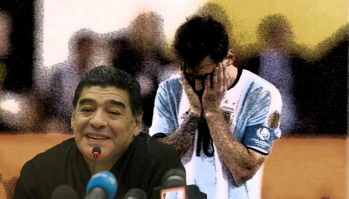 ميسي ومارادونا