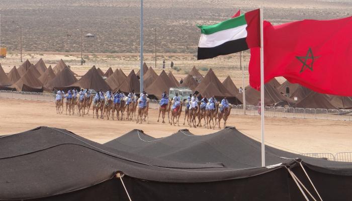 بالصور مشاركة إماراتية واسعة في موسم طانطان بالمغرب