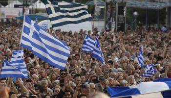 احتجاجات في احتفالات عيد العمال باليونان