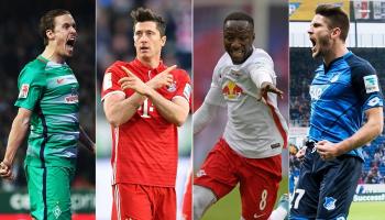 الرباعي المتنافس على جائزة لاعب أبريل