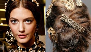 مشابك شعر مرصعة بالمجوهرات