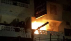 إضرام النيران في مقر للتنظيم الإخونجي بعدن جنوبي اليمن
