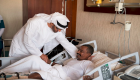 ‏بالصور.. محمد بن زايد يطمئن على المصابين من القوات الإماراتية والسودانية