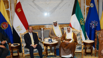 مباحثات الرئيس السيسي مع أمير الكويت