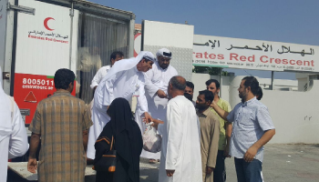 إحدى مبادرات مشروع "حفظ النعمة" في الفجيرة
