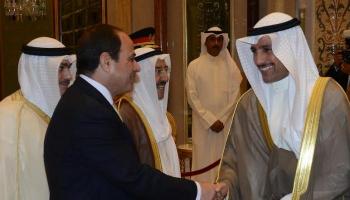 السيسي خلال زيارته الرسمية إلى الكويت