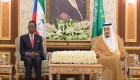 العاهل السعودي يبحث مع رئيس غينيا تطوير العلاقات بين البلدين