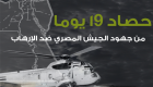 إنفوجراف.. حصاد 19 يوما من جهود الجيش المصري ضد الإرهاب
