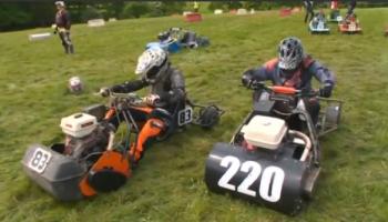 بدء موسم سباقات آلات جز العشب ببريطانيا