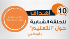إنفوجراف.. 10 أهداف للحلقة الشبابية حول "التعليم" في أبوظبي 