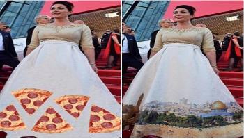 فستان القدس أثار جدلا على السوشيال ميديا 