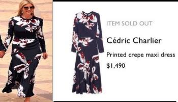 الفستان الذي ارتدته إيفانكا