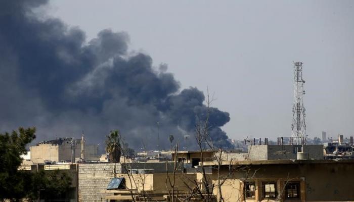أثر  القصف على أبنية الموصل