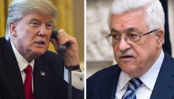 الرئيس الأمريكي ونظيره الفلسطيني