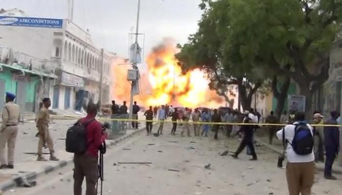 صورة من هجوم سابق على فندق مقديشو