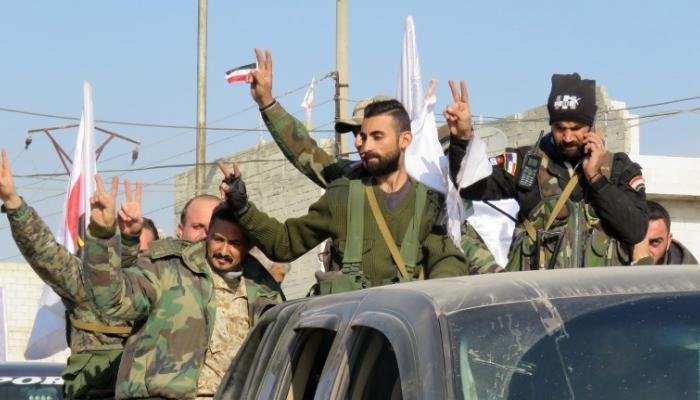 القوات السورية الحكومية في حلب (أرشيف الفرنسية)