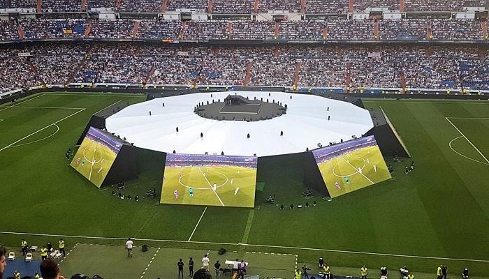 الريال يرضي جماهيره الغائبة عن نهائي الأبطال بطريقة مبتكرة