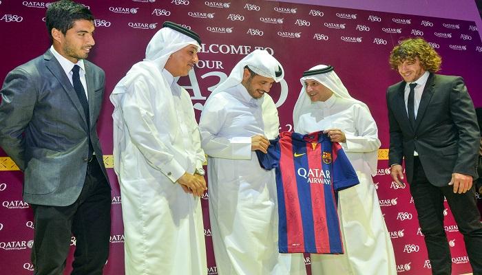 برشلونة وقطر .. تعاون ممزوج بالتوتر