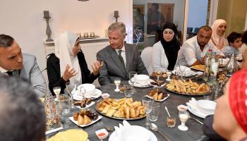 ملك بلجيكا على مائدة الإفطار الرمضاني