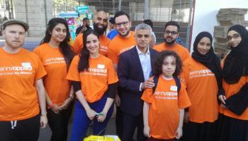 مجموعة من المتطوعين من جمعية 