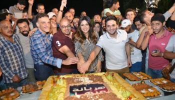 الاحتفال بانتهاء تصوير "هربانة منها"