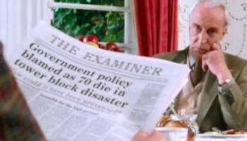 الحريق في المسلسل وقع في برج سكني وقتل 72 شخصا بسبب انفجار غاز