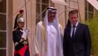 محمد بن زايد يجري مباحثات مع الرئيس الفرنسي في باريس