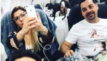 أصالة مع زوجها في صورة نشرتها على فيس بوك