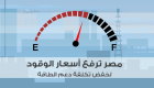 إنفوجراف.. مصر ترفع أسعار الوقود لخفض تكلفة دعم الطاقة