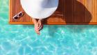 كريمات الحماية من أشعة الشمس "سامة" في حمامات السباحة