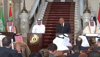 بيان مشترك لوزراء خارجية الدول المقاطعة لقطر