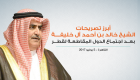 إنفوجراف.. أبرز تصريحات وزير خارجية البحرين بمؤتمر الدول المقاطعة لقطر