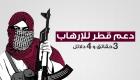 إنفوجراف.. دعم قطر للإرهاب.. 3 حقائق و4 دلائل