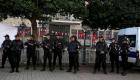 الشرطة تتظاهر في تونس 