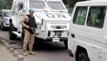 عناصر قوات حفظ السلام التابعة للأمم المتحدة في الكونغو
