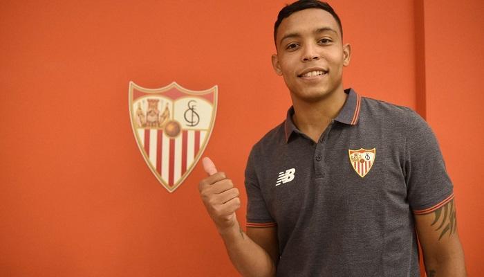 أغلى لاعب في تاريخ إشبيلية سعيد بهدفه الأول