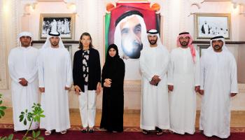 السفيرة البلجيكية في جولة بـ"معرض الشيخ زايد"