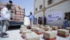"الهلال الأحمر الإماراتي" يوزع مساعدات إغاثية في وادي حضرموت