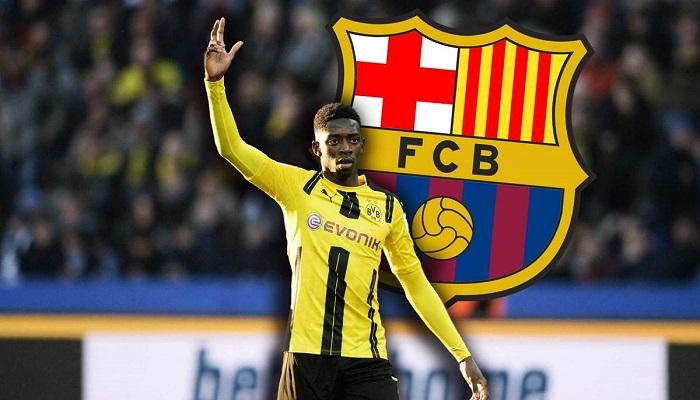 برشلونة يبدأ التفاوض مع دورتموند لضم ديمبلي