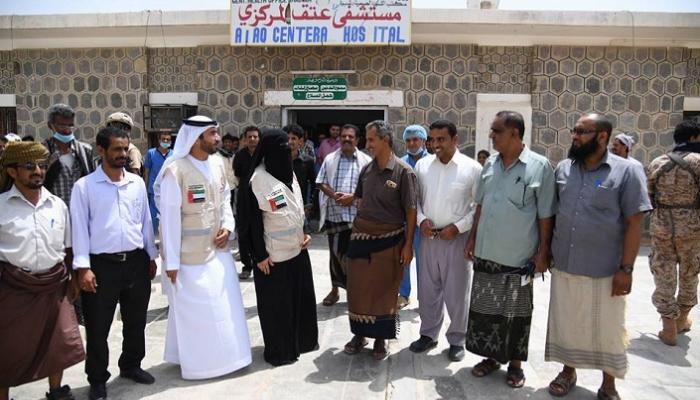 هيئة الهلال الأحمر الإماراتي تزور مستشفى عتق