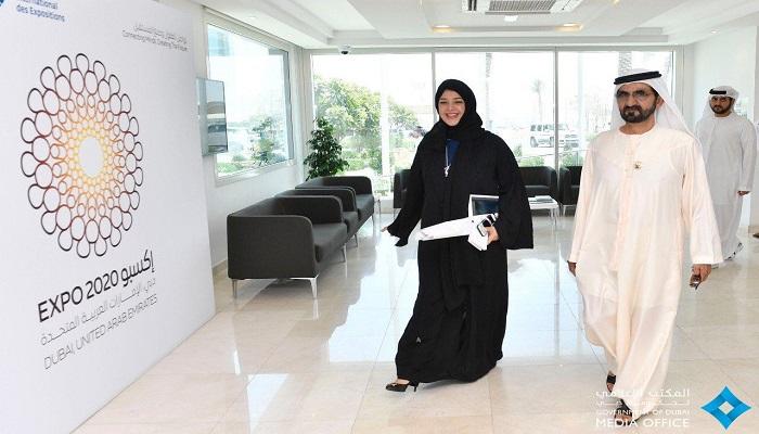 الشيخ محمد بن راشد آل مكتوم يزور موقع "إكسبو 2020 دبي"