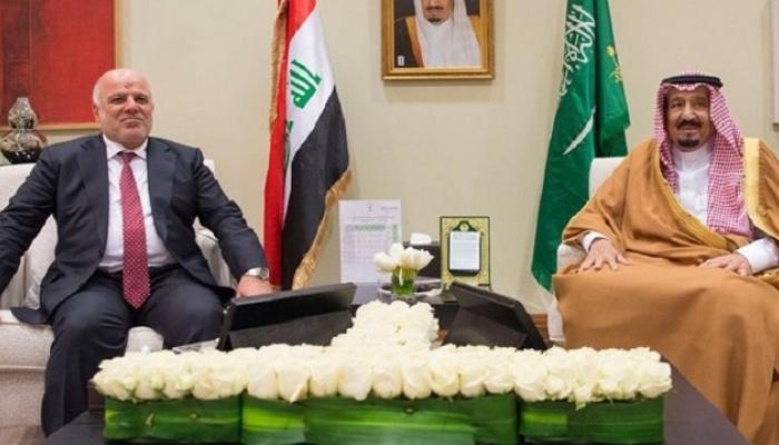 الملك سلمان وحيدر العبادي - صورة أرشيفية