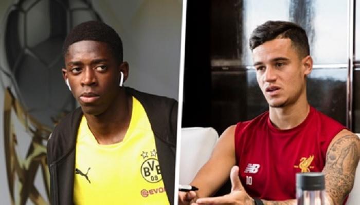 برشلونة يكثف مفاوضاته لضم ديمبلي وكوتينيو