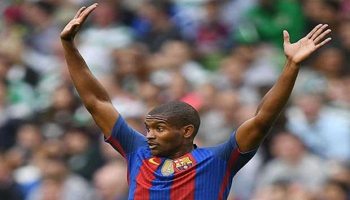 البرازيلي مارلون سانتوس قلب دفاع برشلونة الإسباني