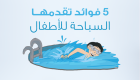إنفوجراف.. ٥ فوائد تقدمها السباحة للأطفال