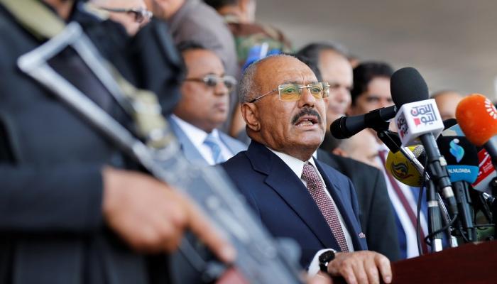 الرئيس اليمني المخلوع على عبدالله صالح 