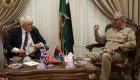 وزير خارجية بريطانيا يلتقي حفتر  والسراج في ليبيا