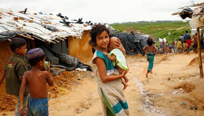 أطفال الروهينجا يعانون من الجوع والهزال- أرشيفية